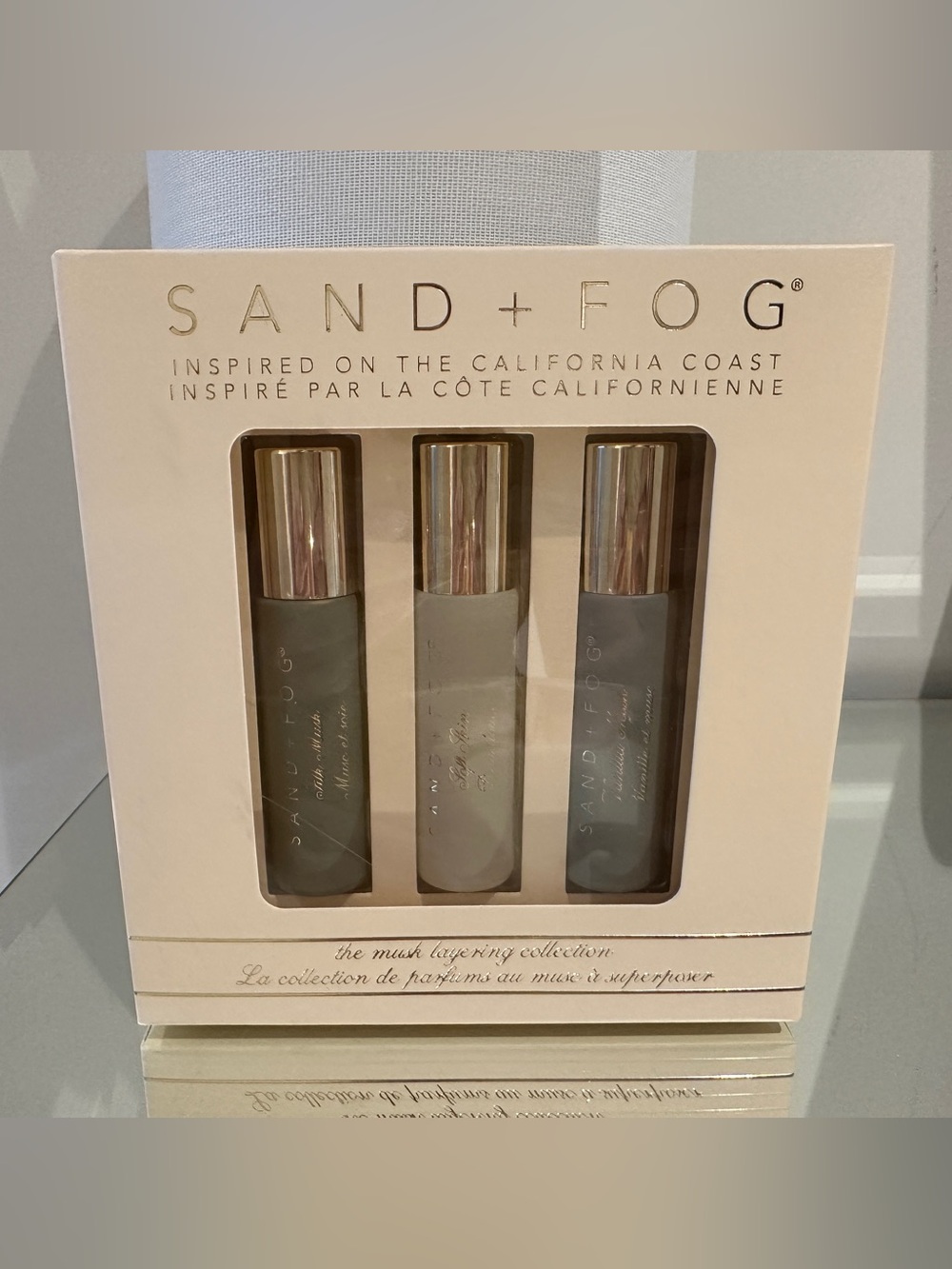 SAND+FOG Musk Layering Collection - Soft Skin, Silk Musk, Vanilla Musk 3 x 10ml